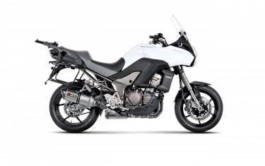 Akrapovic Slip-on Hexagonal Titanium met E-keur Kawasaki Versys 1000 2012 2018